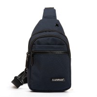 Мужская тканевая сумка-слинг Lanpad 82081 blue