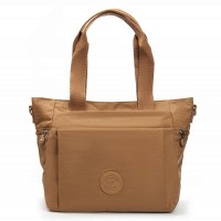 Летняя тканевая сумка Jielshi B118 yellow brown