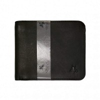Кожаный мужской кошелек Visconti VSL35 Trim c RFID (Black-Cobalt)