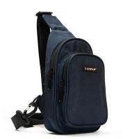 Мужская тканевая сумка-слинг Lanpad 63744 blue