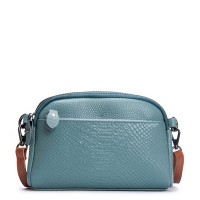 Женский молодежный кожаный клатч ALEX RAI 19204 blue