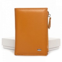Женский кожаный кошелек Classik  DR. BOND WN-23-8 yellow