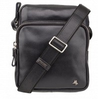 Сумка мужская кожаная Visconti ML40 Riley (Black)