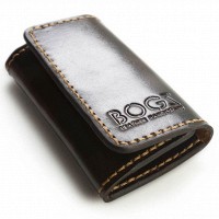 Мужская ключница ручной работы из кожи BOGZ A D.Brown P7M3S2