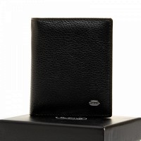 Кожаный мужской кошелек Classic DR. BOND M-OB1 black