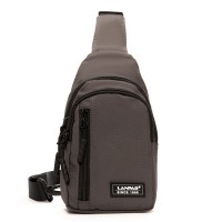 Мужская тканевая сумка-слинг Lanpad 20829 grey мал