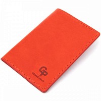 Кожаная обложка для паспорта GRANDE PELLE 11483 Красный