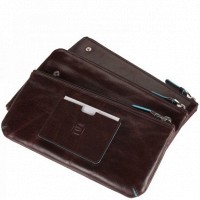 Коричневая борсетка Piquadro Blue Square (AC2925B2_MO)