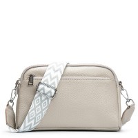 Женская кожаная сумка ALEX RAI 8960 beige