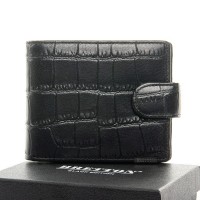 Кожаный мужской кошелек BRETTON 208-Y107 black