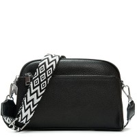 Женский молодежный кожаный клатч ALEX RAI 99092 black