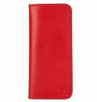Мужское кожаное портмоне The Wings Middle красное TW-MIDDLE-RED-KSR