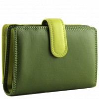 Женский кожаный кошелек Visconti Fiji rb51 lime m