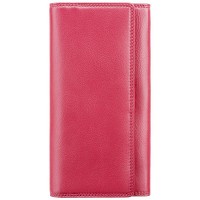 Женский кожаный кошелек Visconti HT35 Buckingham c RFID (Red)