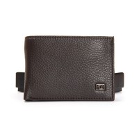 Мужской кожаный кошелек с зажимом для купюр BE BRETTON 168-24A brown