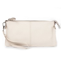 Молодежный клатч из кожи ALEX RAI 8801-3 white