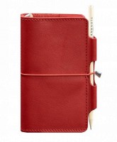 Кожаный блокнот софт-бук BlankNote 3.0 красный BN-SB-3-MI-RED