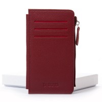 Женский кожаный кошелек Classik  DR. BOND WN-23-16 wine-red