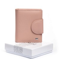 Женский кожаный кошелек Bright DR. BOND WS-36 pink