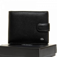 Кожаный мужской кошелек Classic DR. BOND M2213 black