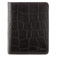 Кожаный мужской кошелек с RFID защитой Visconti cr91 blk