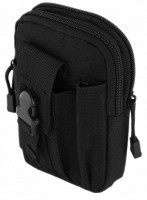 Сумка-велобагажник из полиэстера черного цвета TRAUM 7019-30