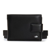 Мужской кожаный кошелек DR. BOND M8-1CK black