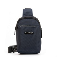 Мужская тканевая сумка-слинг Lanpad 0929 blue