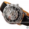Женские часы скелетон Winner Black II (1107)